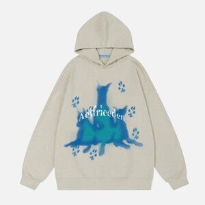 Aelfric Eden Doberman Sweatshirt Plush Thick Heavy Oversized Sweat Shirt